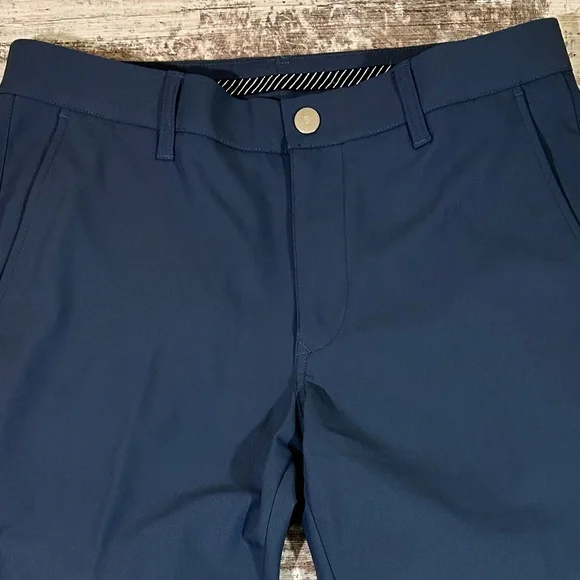 Men’s Bonobos Highland Golf Pants Blue Size 32 x 34 straight leg EUC - Picture 2 of 9